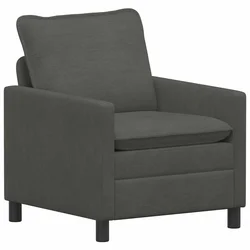 Vidaxl Kavč Temno siva 76 x 81 x 87,5 cm Blago