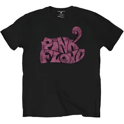 Pink Floyd Majica Swirl Logo Unisex Black S