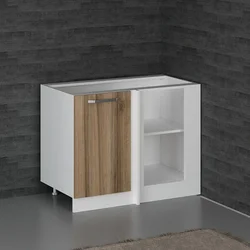 Hanah Home kuhinjski element Minar 4135, 105 cm, beli / dore