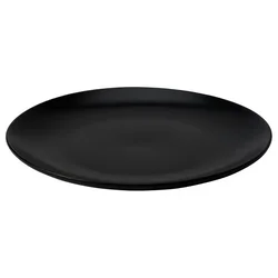 FÄRGKLAR Krožnik, mat temno siva, 26 cm