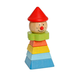 EverEarth drveni klaun sa crvenim šeširom