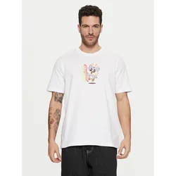 adidas Majica Kawaii JD0661 Bela Regular Fit
