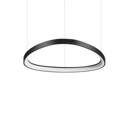 Ideal Lux - LED luster na sajli GEMINI LED/47W/230V 2700K O 61 cm CRI 90 crna