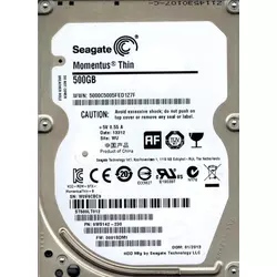 SEAGATE trdi disk HDD Mobile Momentus Thin 2.5 (ST500LT012)