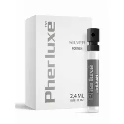 Parfem sa feromonima za muškarce Pherluxe, 2.4ml, Srebrni