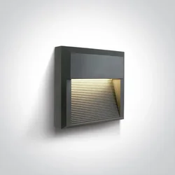 ZIDNA SVJETILJKA 8W/2700K/IP65/220V ANTRACIT