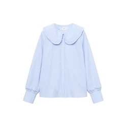 MANGO KIDS Bluza CARMEN svetlo modra/bela