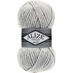 Alize Superlana Maxi 0208 Light Grey Melange