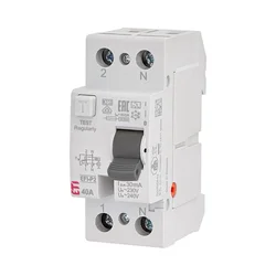 ETI EFI-P2 A diferencialni odklopnik, 2P, 40 A, 30 mA