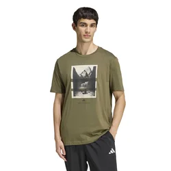 Adidas Muška majica M Out Kayak T KB2540, Kratki rukav, Maslinasta