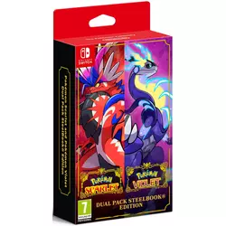 Switch Pokemon - Scarlet and Violet Dual Pack SteelBook Edition