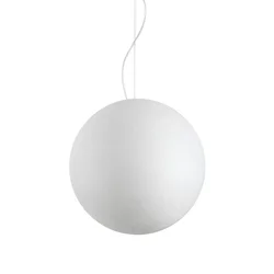 Ideal Lux - Luster na sajli CARTA 1xE27/25W/230V O 50 cm bela