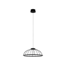 Eglo Bogotenillo visilica/1, led, 24w, prečnik 500, crno/bela