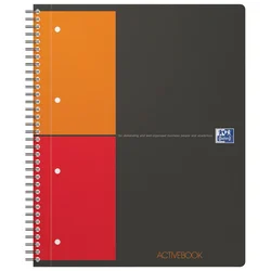 BLOK KOLEGIJ A4 KARO 80L PERFORACIJA PLUS 4RUPE ACTIVEBOOK OXFORD 100104329