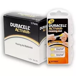 Baterije Za Slušne Aparate Duracell, Tip 10, 60 Kos, Količinski Popust