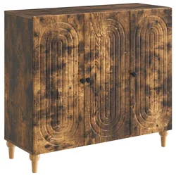 Kreveta Dimljeni hrast 89 x 34,5 x 80 cm Konstruirano drvo