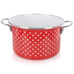 Northix TECKA emajliran lonec 22 cm, 4 l