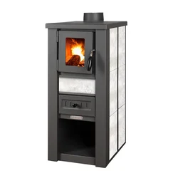 Kaminska peč 6,5 kW bela 40214