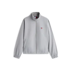 Tommy Jeans Prehodna jakna ESSENTIAL siva