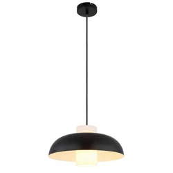Globo 15755S - Luster na sajli LOWE 1xE27/60W/230V crna