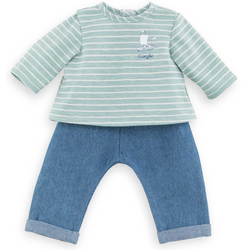 Oblačilo Pants & T-Shirt Sailor Bords de Loire Mon Grand Poupon Corolle za 36 cm dojenčka od 24 mes