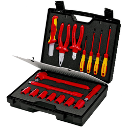 KNIPEX Komplet izolovanog alata u koferu 17/1 98 99 11 crveni