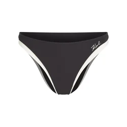Karl Lagerfeld Bikini hlačke črna/off-bela