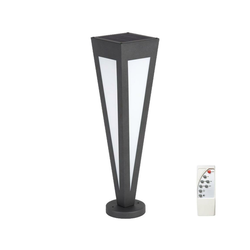 LED solarna lampa LED/2W/3,7V IP65 3000K crna
