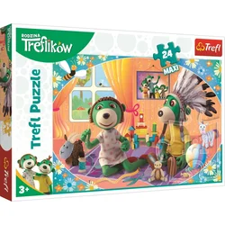 Trefl Puzzle Treflíci: Zabavajte se skupaj MAX 24 kosov