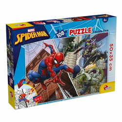 LISCIANI Puzzle Marvel Spiderman 2u1 složi I oboji - 108 delova