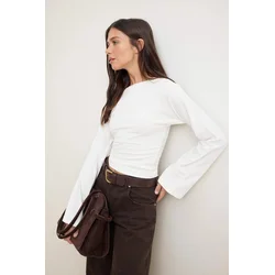Trendyol Milla Ženska bluza, Krem