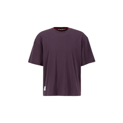 ALPHA INDUSTRIES Majica vijolična/bela