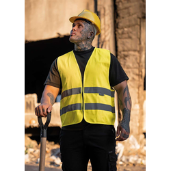 KXRX217 SAFETY VEST WITH ZIPPER COLOGNE