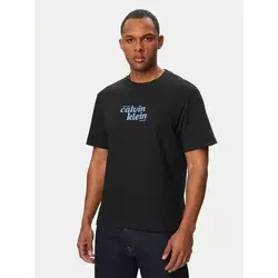 Calvin Klein Jeans Majica SS 20S LV04RG815G Črna Regular Fit
