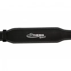 Thema Sport Kaiš za teretanu BI-244C, Obložen, Crni
