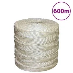 Vidaxl Vrv iz 100 % sisala 2 mm 600 m