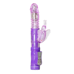 rabbit vibrator Easytoys Butterfly, vijoličen