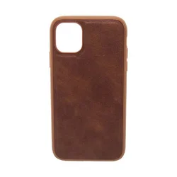 Maska za telefon LEATHER CASE za Iphone 11 brown