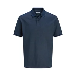 JACK & JONES Majica JJEAUSTIN temno modra / bela