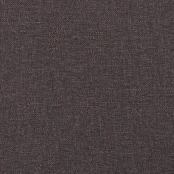 Vidaxl Vzglavna stranica temno rjava 80 cm blago