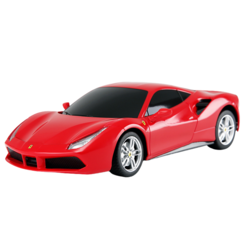 slomart RASTAR RC avto Ferrari 488 GTB, 1:24, črn