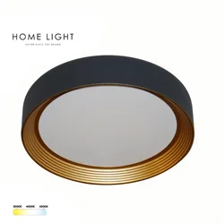 SOLEA 65 PLAFONSKA SVETILJKA 30W CCT CRNA/ZLATO
