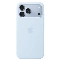 iPhone 18 Pro Max Silicone Case with MagSafe - Crisp Blue