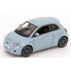Bburago 1:24 Plus - Fiat 500e (2023) - Modra