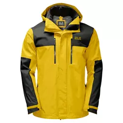 Jack Wolfskin JASPER FLEX M, muška jakna za planinarenje, žuta 1108371