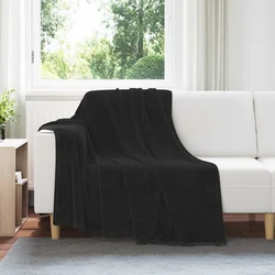Pokrivači za bacanje 6 pcs Crna 150 x 200 cm Runo