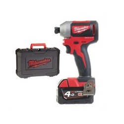 Milwaukee CBLID-402C Udarni odvijač, 1/4”, 18V, 2Ah, M18