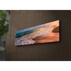 Wallity Slika na platnu sa LED osvetljenjem 30x90cm