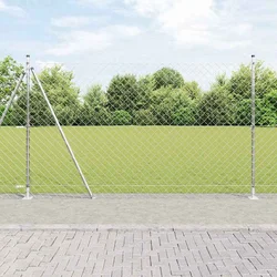 Zavareno žičano ogradno mreža s betonskom podlogom 10 x 1,5 m