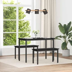 klupa Crni hrast 80 x 35 x 45 cm Konstruirano drvo